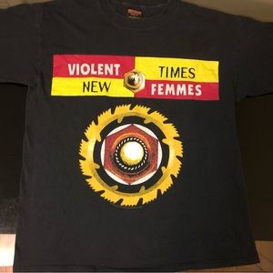 Vintage New times violent femmes size large brockum tag